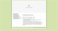 Desktop Screenshot of gynekologie-krahulec.cz